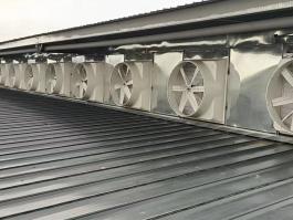 玻璃鋼負(fù)壓風(fēng)機安裝案例